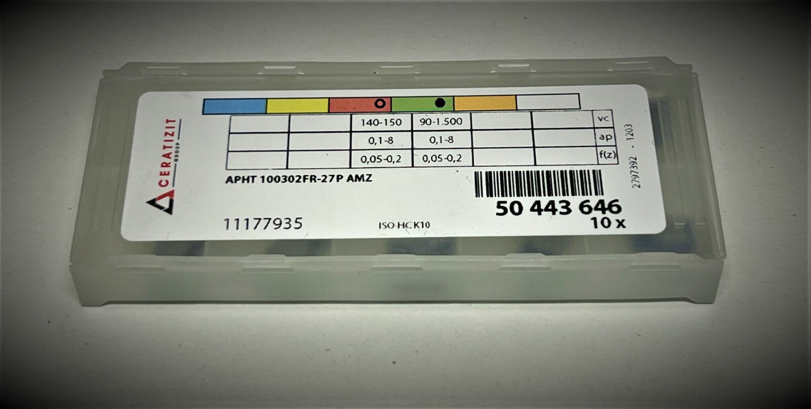 10st Ceratizit Wendeplatten  APHT 100302FR-27P AMZ Wendeschneidplatten