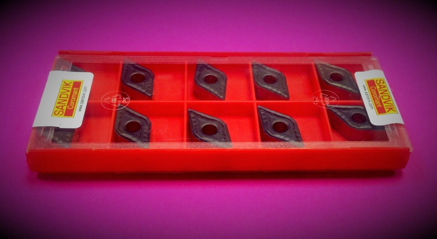 10pcs.  Sandvik DNMG 441-MF 4215 Carbide Inserts DNMG 15 06 04-MF 4215