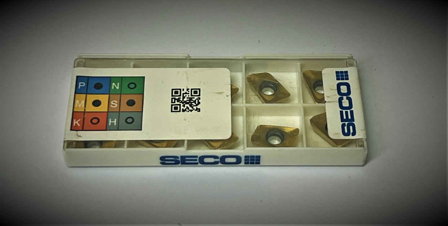 10st SECO  Wendeplatten XOMX 120408TR-ME08 F40M  Wendeschneidplatten