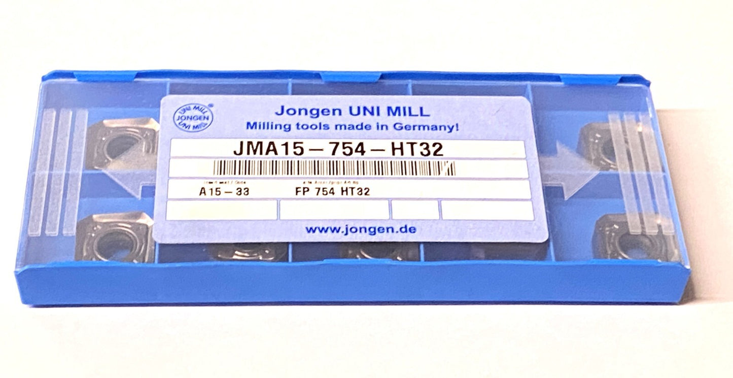 10st JONGEN Wendeplatten   JMA-754-HT32  Wendeschneidplatten FP 754 HT32
