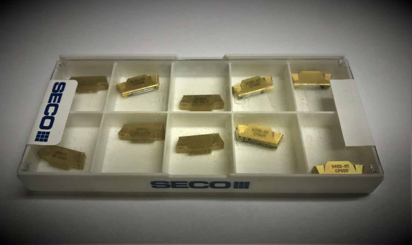10pcs Seco Inserts   LCMF 160408-0400-MT CP500  Carbide Inserts 