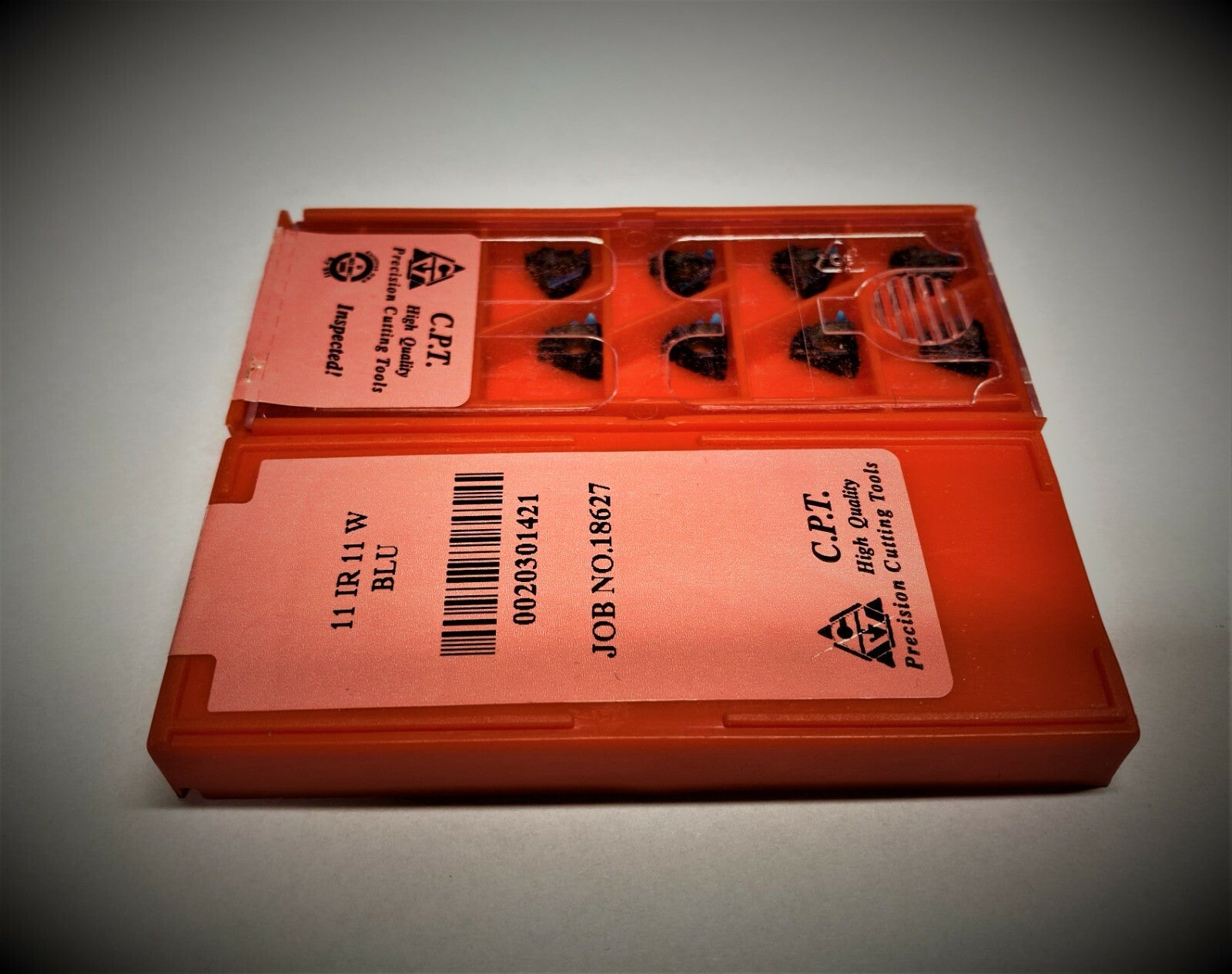 10st. CPT  Wendeplatten 11 IR 11W BLU Gewindeplatten Wendeschneidplatten