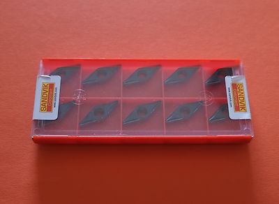 10pcs Sandvik VBMT 331-UR 4315  Carbide Inserts   VBMT 16 04 04-UR 4315